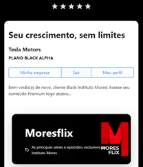 Tela inicial do Morescard