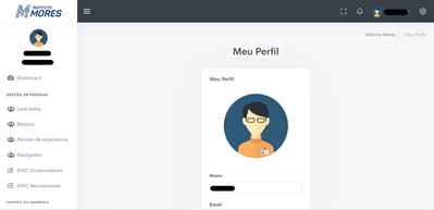 Tela - Meu Perfil MoresPeople